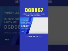 Rodas de clasificación de oscilación con recubrimiento de caucho, rodillos de motor sin engranajes